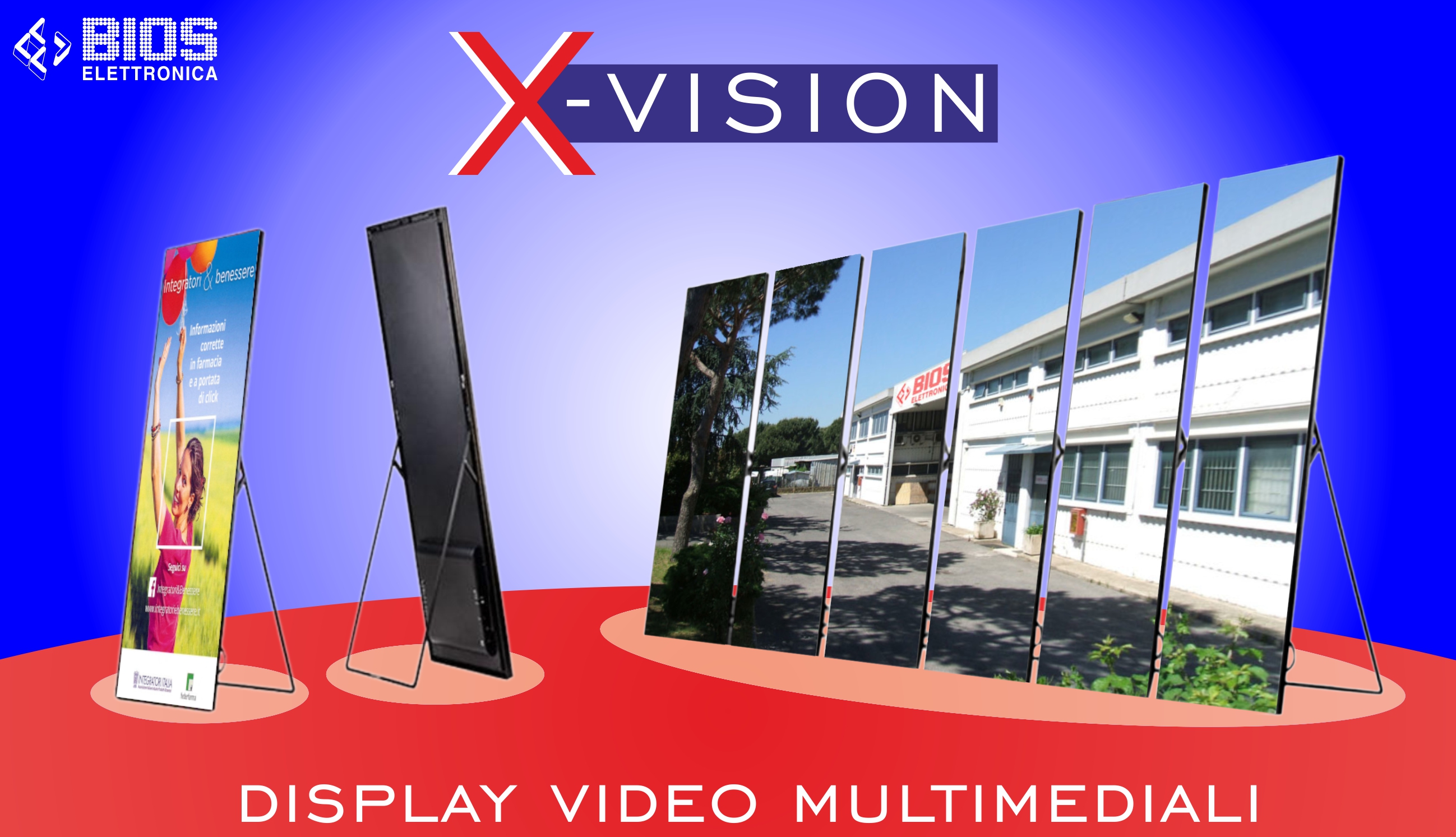 X-VISION - multimedia video displays